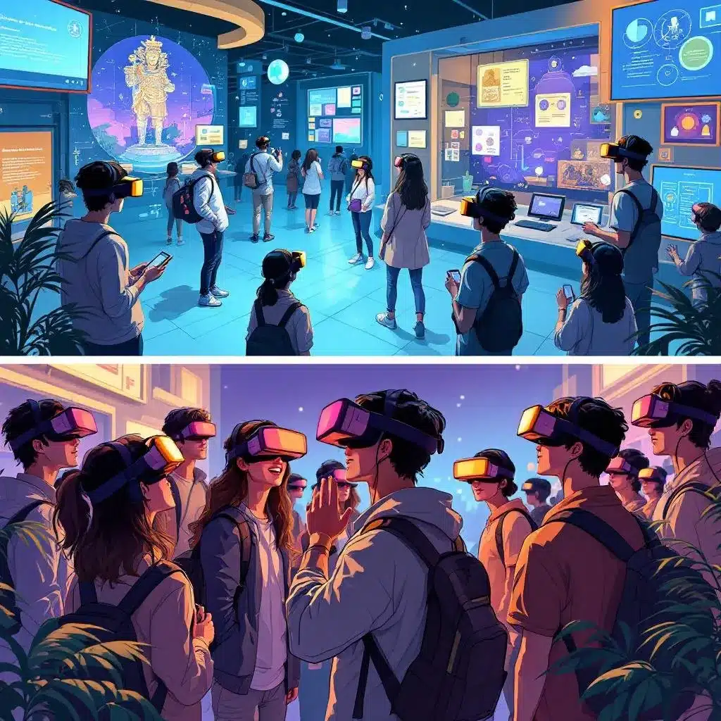 comparing immersive and non immersive vr effects on spatial learning and aesthetic experience in museum settings